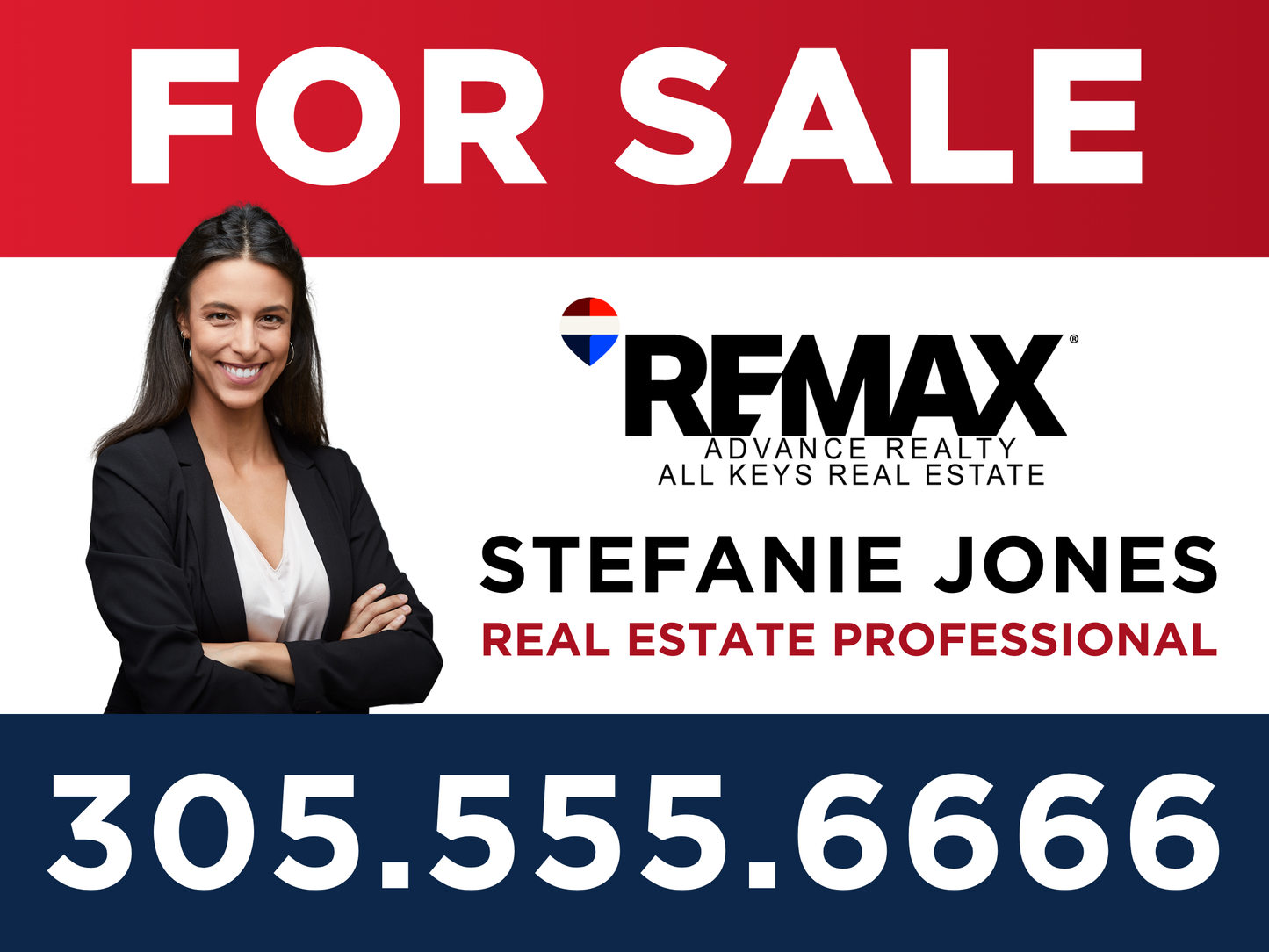 Real Estate Listing Signs: Thick 3mm Aluminum Boards