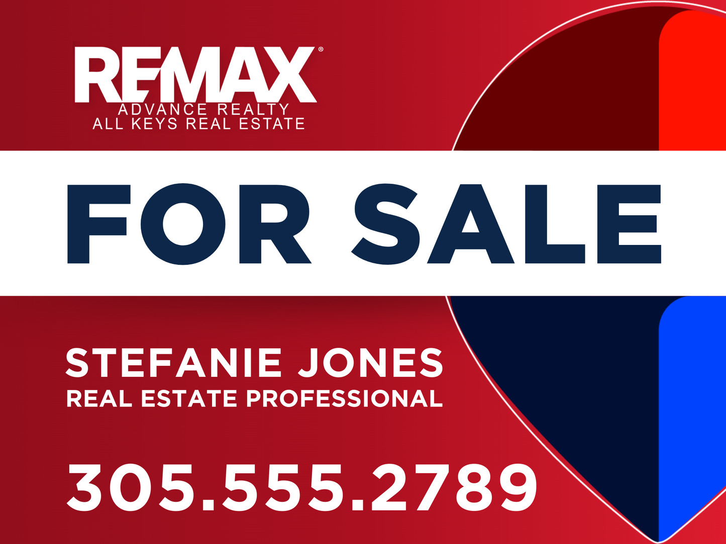 Real Estate Listing Signs: Thick 3mm Aluminum Boards