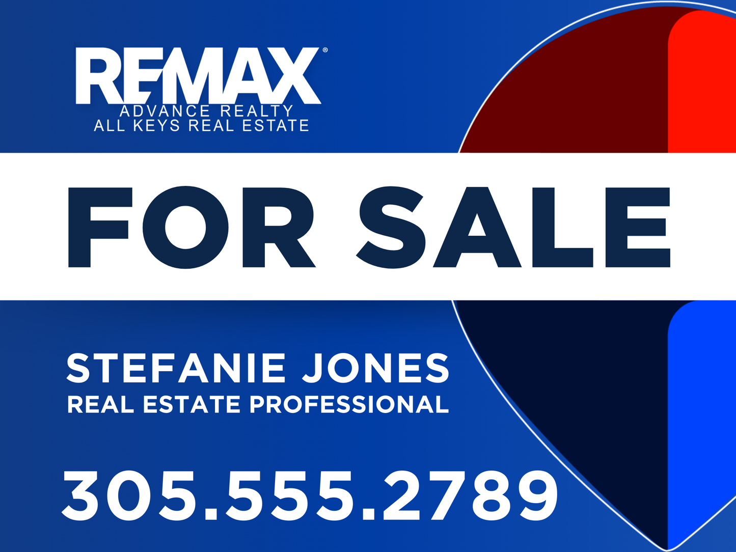 Real Estate Listing Signs: Thick 3mm Aluminum Boards