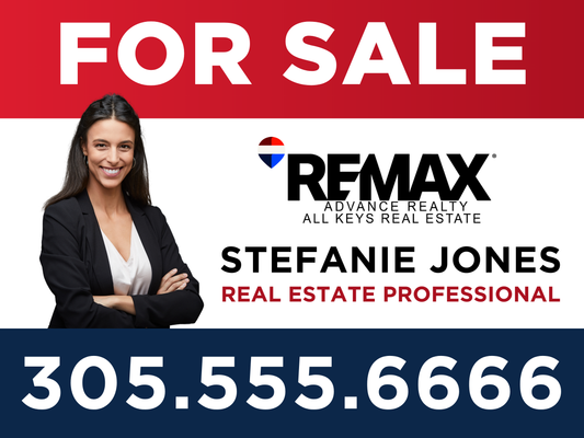 Real Estate Listing Signs: Thick 3mm Aluminum Boards