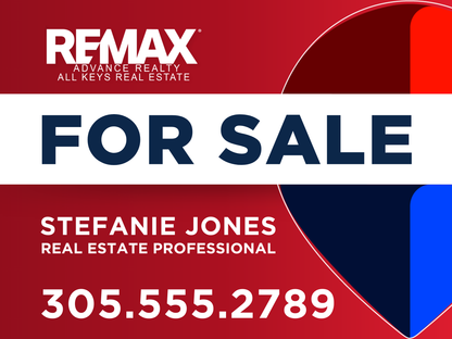 Real Estate Listing Signs: Thick 3mm Aluminum Boards
